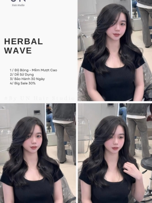 Uốn Sóng Thảo Dược Tại UN Hair Studio
