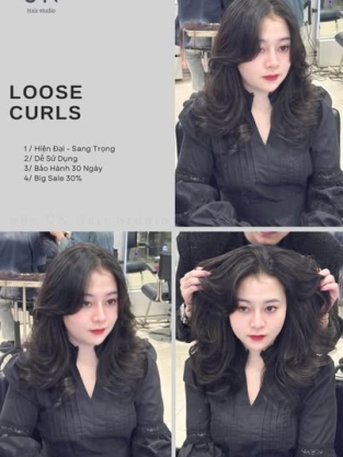 UN Hair × Sóng Bung Lơi – Kiểu tóc bồng bềnh, sang trọng và đầy cuốn hút