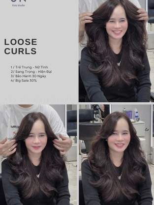 Uốn sóng lơi dành cho tóc dài 