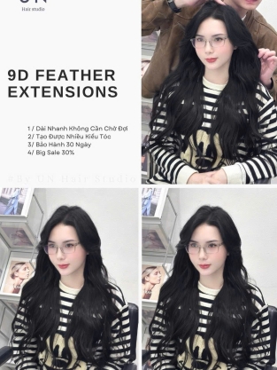 Nối Tóc Lông Vũ 9D Feather Ex Tensions tại bmt