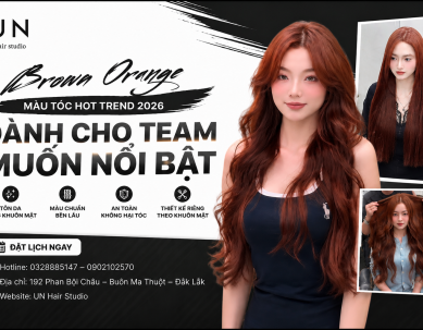 Brown Orange – Xu Hướng Màu Tóc Hot 2026 Dành Cho Team Muốn Nổi Bật