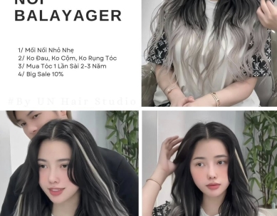 NỐI BALAYAGE – CÔNG NGHỆ MỚI, PHONG CÁCH MỚI TẠI UN HAIR STUDIO BMT