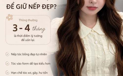 Bao Lâu Nên Uốn Lại Để Giữ Nếp Đẹp? Bí Quyết Giữ Mái Tóc Luôn Bồng Bềnh Tại UN Hair Studio
