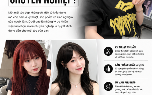 Vì Sao Nên Làm Tóc Tại Salon Chuyên Nghiệp? Bí Quyết Để Có Mái Tóc Đẹp Chuẩn Trend Tại UN Hair Studio