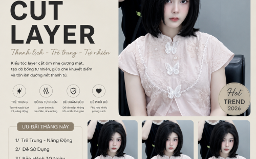 Cắt Layer Cúp Siêu Hot 2026 Tại Salon Tóc Đẹp BMT