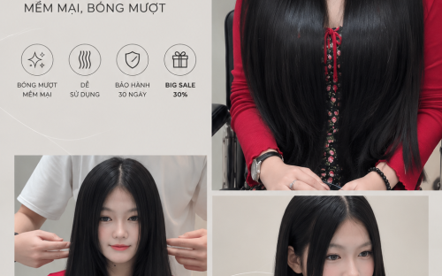 DUỖI HƠI NƯỚC – GIẢI PHÁP CHO MÁI TÓC SUÔN MƯỢT, TỰ NHIÊN VÀ KHÔNG QUÁ ÉP SÁT NĂM 2026