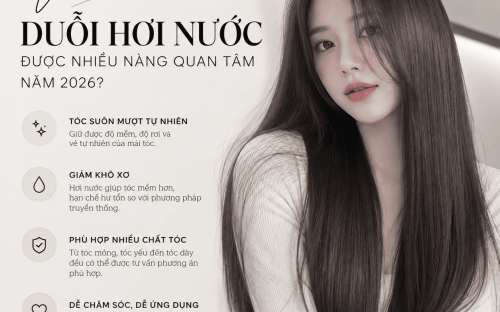 VÌ SAO DUỖI HƠI NƯỚC ĐƯỢC NHIỀU NÀNG QUAN TÂM NĂM 2026?