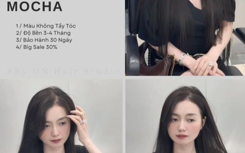 UN X NÂU MOCHA HOT TREND TIKTOK 2026 – XU HƯỚNG MÀU TÓC THANH LỊCH TẠI UN HAIR STUDIO