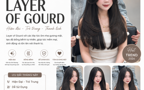 Layer Ngang Bầu Là Gì? Vì Sao Luôn Là Xu Hướng Được Yêu Thích Tại UN Hair Studio 2026