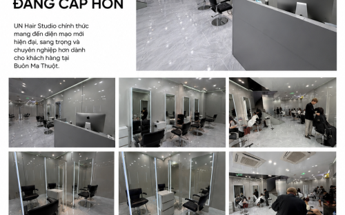 Mừng Không Gian Mới Tại UN Hair Studio – Tặng Ngay Phục Hồi Cao Cấp Olaplex Trị Giá 500K Cho Khách Hàng Làm Uốn – Duỗi – Nhuộm