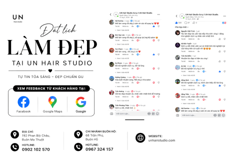 Feedback Thực Tế Tại UN Hair Studio – Những Mái Tóc Đẹp Đến Từ Khách Hàng Thật