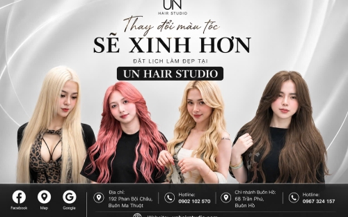 Dịch Vụ Nhuộm Tóc Siêu Hot Tại BMT – Xu Hướng Được Yêu Thích Tại UN Hair Studio