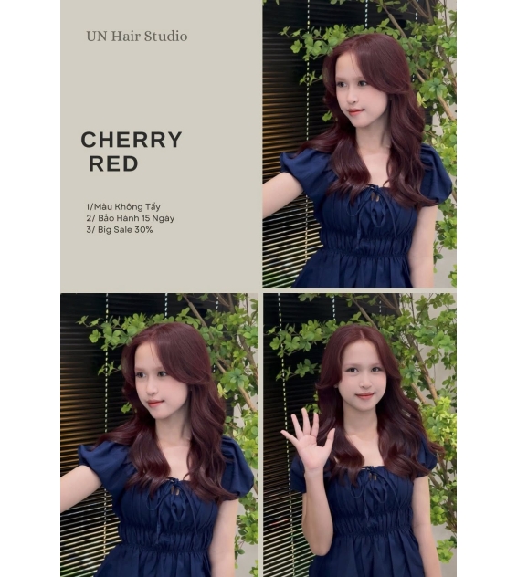Cherry red siêu hot 2026 dành cho tone da trắng 