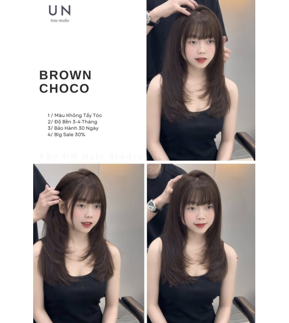 Màu Tóc Brown Choco Hot Trend 2026