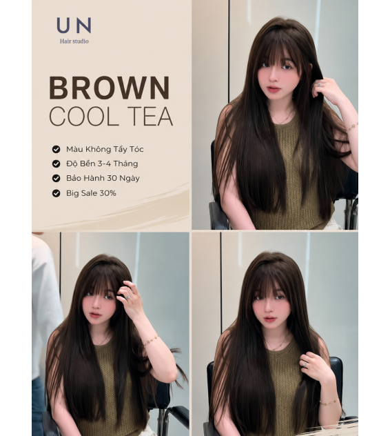 Nâu Trà Lạnh – Xu Hướng Màu Tóc Được Yêu Thích Nhiều Năm Liền
