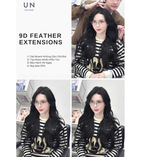 Nối Tóc Lông Vũ 9D Feather Ex Tensions tại bmt
